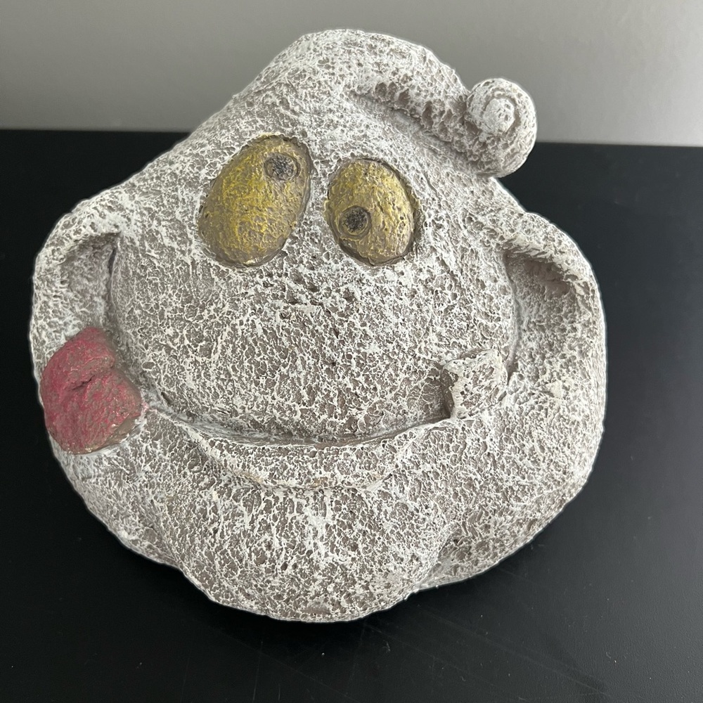 Vintage Halloween Stone Face Halloween decor ghost face